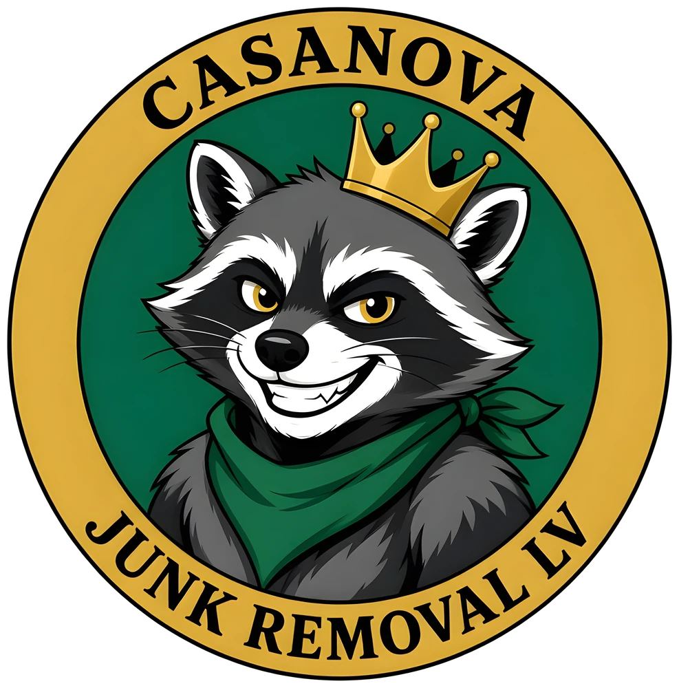 Casanova Junk Removal LV round emblem